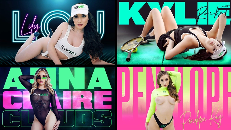 TeamSkeet Selects Kylie Rocket & Penelope Kay & Lily Lou & Anna Claire Clouds 2022 All Stars Compilation