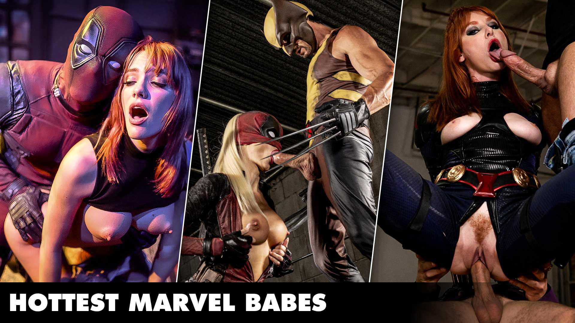 Wicked Kenzie Taylor, Lacy Lennon, Jessica Drake, Kenna James Hottest Marvel Babes