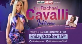 Rachael Cavalli Wins BIG at NightMoves Awards & Makes Naked News Appearance