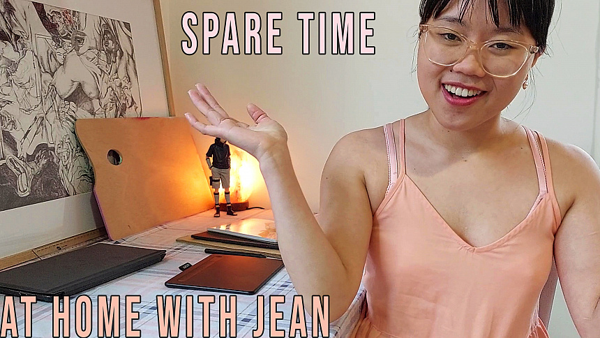 Girls Out West Jean Spare Time At Home With Jean