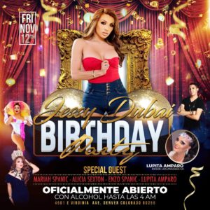 Jessy Dubai Celebrates Her Birthday & Eye2Eye Podcast El Potrero Night Club on Friday, November 12