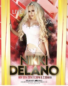 Nikki Delano Heads to West Palm Beach to Feature at Spearmint Rhino This Weekend