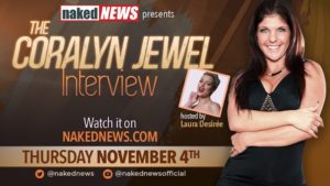 November Heats Up with Coralyn Jewel Appearing on Naked News