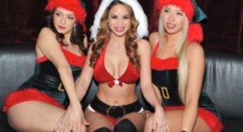 Vivid Cabaret New York Girls Busting Out With Holiday Spirit