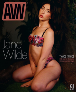 Jane Wilde Covers the March 2022 Issue of AVN Magazine