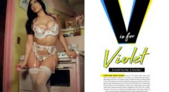 Violet Myers Scores the Cover of Camgirl Vixen Mag for May