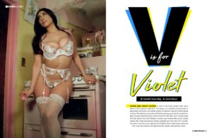 Violet Myers Scores the Cover of Camgirl Vixen Mag for May