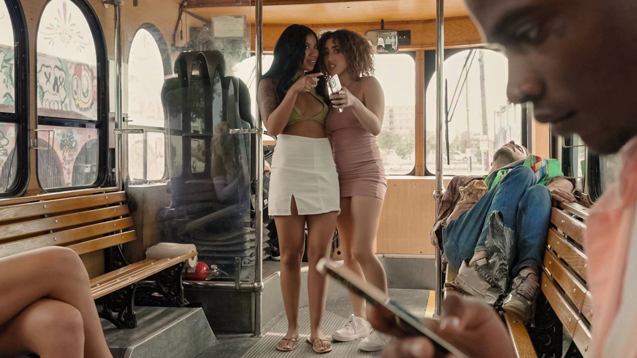 RealityKings RKPrime Kira Perez & Ameena Greene & Damion Dayski – The Fucking Public Bus Threesome <i class="fas fa-video"></i>
