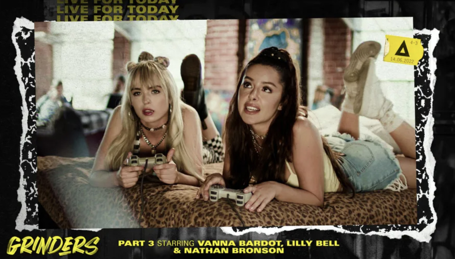 Adult Time Vanna Bardot & Lilly Bell & Nathan Bronson Grinders Part 3