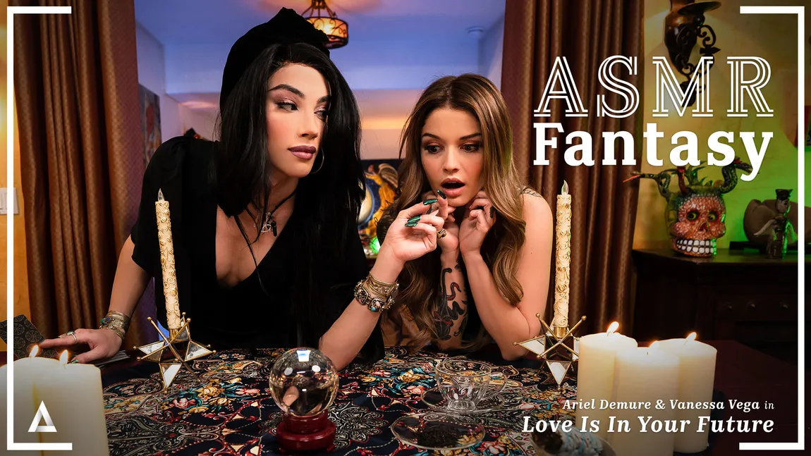 ASMR Fantasy Ariel Demure & Vanessa Vega Love Is In Your Future