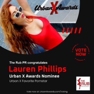 Lauren Phillips Scores Coveted Urban X Awards Nom for Porn Star of the Year