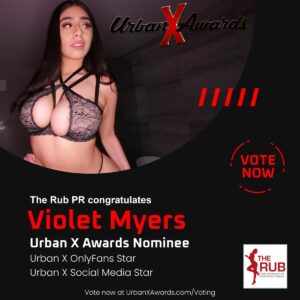 Violet Myers Shows Star Power with 2 Urban X Awards Noms & Her Fans Can Help Her Win!
