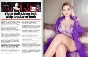 Violet Doll Scores 10-Page Feature in July Issue of ASN Lifestyle Mag