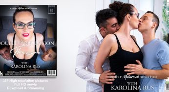 Mature.nl Karolina Rus – Double Penetration Threesome