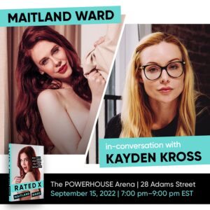 Maitland Ward Signing Rated X Memoir Sept. 15 at Brooklyn’s Powerhouse Books @ Archway