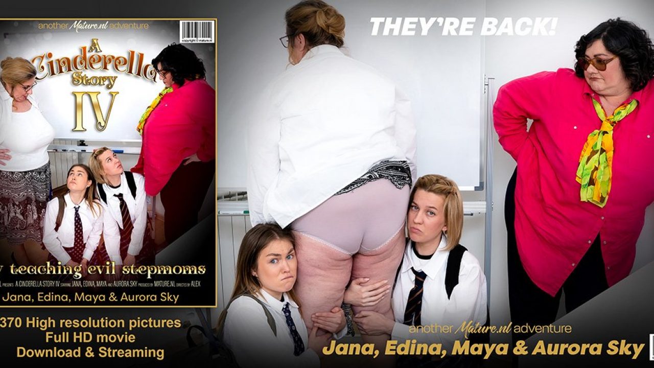 Mature.nl Jana & Edina & Maya & Aurora Sky - A Cinderella Story IV - My  teaching evil stepmoms - UpdatesZ