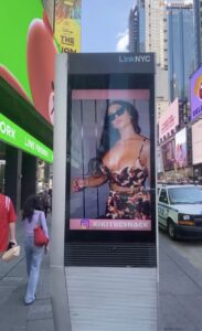 Kiki Klout Lights Up Time Square with Multiple Billboards