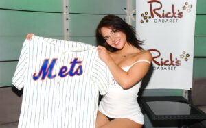 Rick’s Cabaret New York Girls Held a Roof Deck Party for NY Mets Baseball Fans
