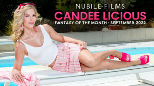 Tasty Treat Candee Licious Is NubileFilms’ September Fantasy of the Month