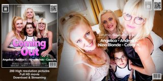 Mature.nl Angelica & Andrea V. & Nina Blonde & Casey N. – Coming Out