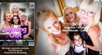 Mature.nl Angelica & Andrea V. & Nina Blonde & Casey N. – Coming Out