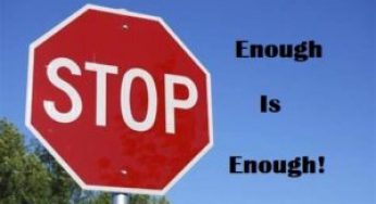 Art’s World – Stop! Enough is Enough