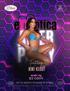 Kiki Klout Returns to Sign at Bad Dragon Booth at EXXXOTICA NJ & Headlines at Friday Night Blush After Party
