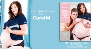 Mature.nl Carol M – Curvy Pregnant MILF Fucked by a Toyboy