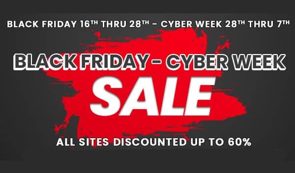 Black Friday – CyberWeek 2022 Sale