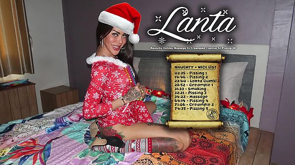LadyboyGold Ladyboy LANTA – Raunchy Holiday Massage 2x Creampies 5x Pissing 4K