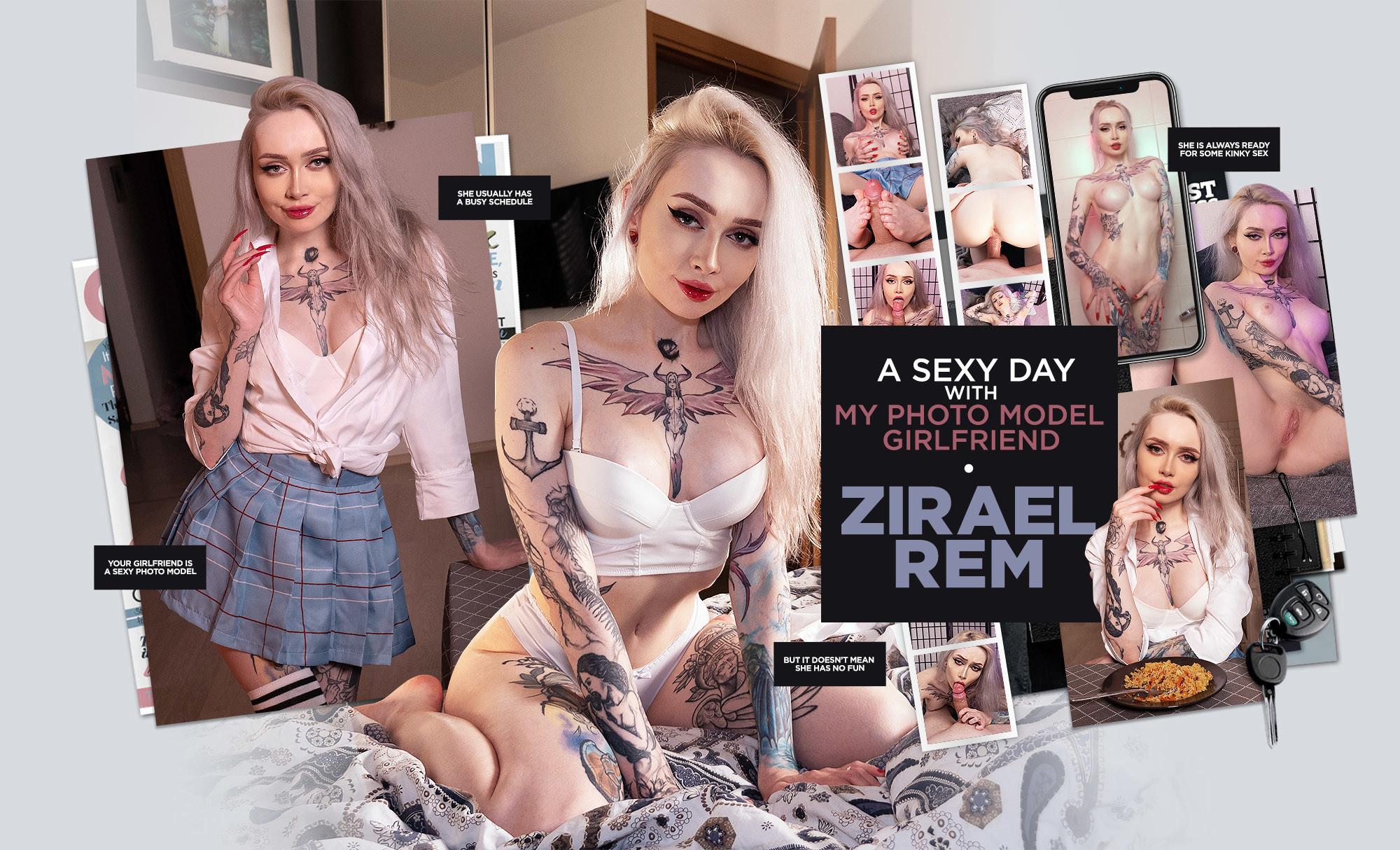 LifeSelector Zirael Rem – A Sexy Day with My Photo Mode Girlfriend Zirael Rem