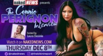 Connie Perignon Makes Her Naked News Debut