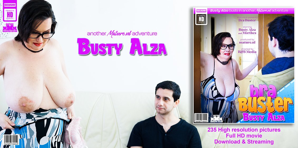 Mature.nl Busty Alza – Bra Buster Busy Alza