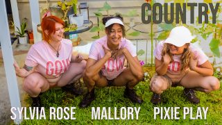 GirlsOutWest Mallory & Pixie Play & Sylvia Rose – Country <i class=