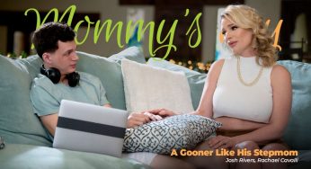 AdultTime MommysBoy Rachael Cavalli & Josh Rivers – A Gooner Like His Stepmom <i class="fas fa-video"></i>