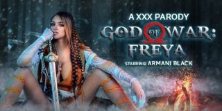 VRConk Armani Black – God of War: Freya (A XXX Parody) <i class=