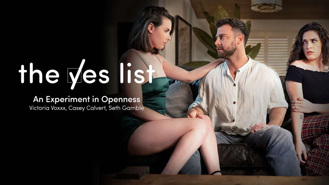 AdultTime TheYesList Casey Calvert & Victoria Voxxx & Seth Gamble – The Yes List – An Experiment in Openness <i class="fas fa-video"></i>