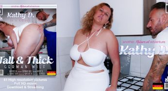 MatureNL Kathy D., Snake Dave – Tall and Thick German MILF