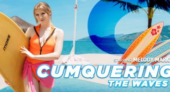 VRBangers Melody Marks – Cumquering The Waves