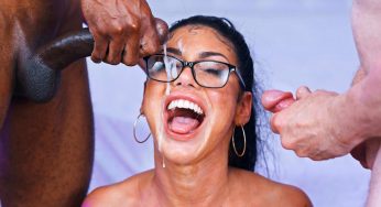 EvilAngel Jonni Darkko, Hollywood Cash, Queenie Sateen – QUEENIE SATEEN Sperm-Spackled Specs