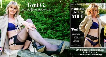 MatureNL Toni G. – Flashing Skinny MILF