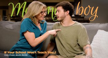 AdultTime MommysBoy Cory Chase, Apollo Banks – If Your School Won’t Teach You..!