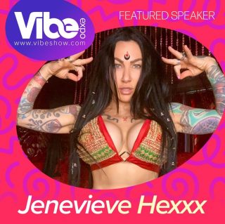 Jenevieve Zaya Hexxx Teaching Mystikal Arts at VIBE Expo in Hollywood