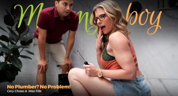 AdultTime MommysBoy Cory Chase, Max Fills – No Plumber? No Problem!