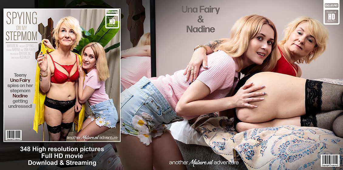Mature.NL Una Fairy, Natalie – Spying on My Stepmom