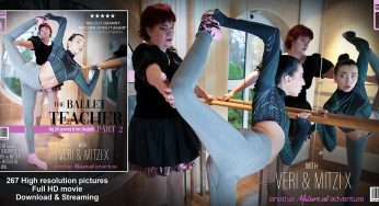 Mature.NL Veri, Mitzi X – The Ballet Teacher Part 2: Big Clit Granny and Her Student