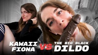 TransexPOV Kawaii Fiona – Kawaii Fiona Vs The Big Black Dildo!