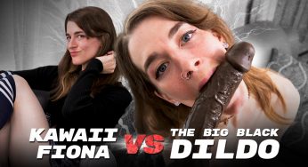 TransexPOV Kawaii Fiona – Kawaii Fiona Vs The Big Black Dildo!