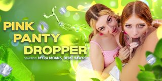 VRBangers Myra Moans, Demi Hawks – Pink Panty Dropper