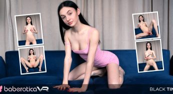 BaberoticaVR Black TIna – Bratty Looking Doll Black Tina Fucks Her Pretty Little Cunt